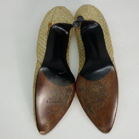 Stuart Weitzman for NeimanMarcus glitter heel - Picture 6 of 8